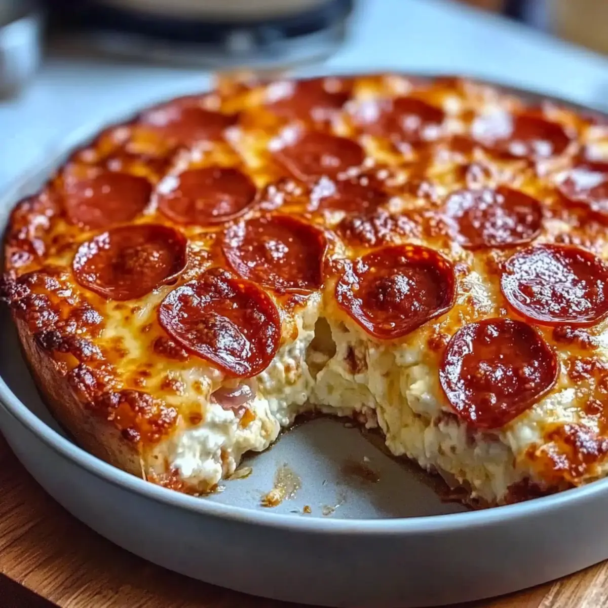 Pizza Cottage Cheese Bake