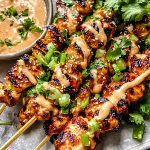 ​​​​​​​​​​​​​​​Bang Bang Chicken Skewers