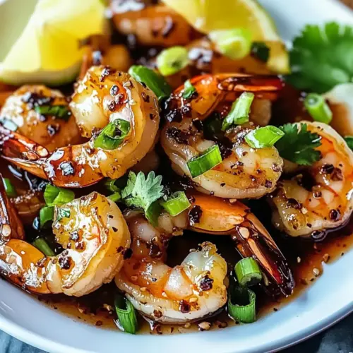 Hawaiian Garlic Shrimp with a Sweet Twist