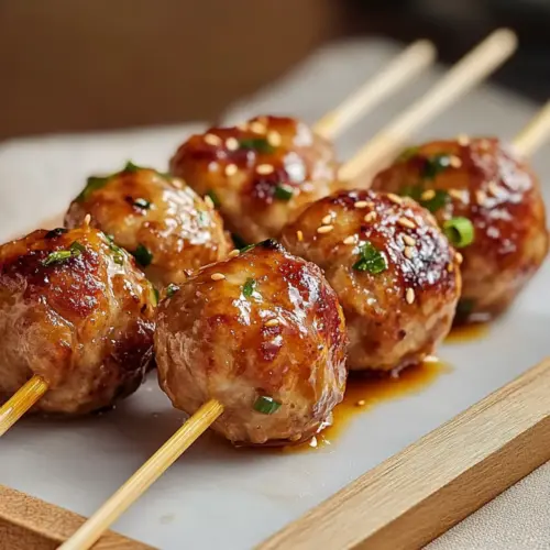 Japanese Chicken Meatballs Recipe