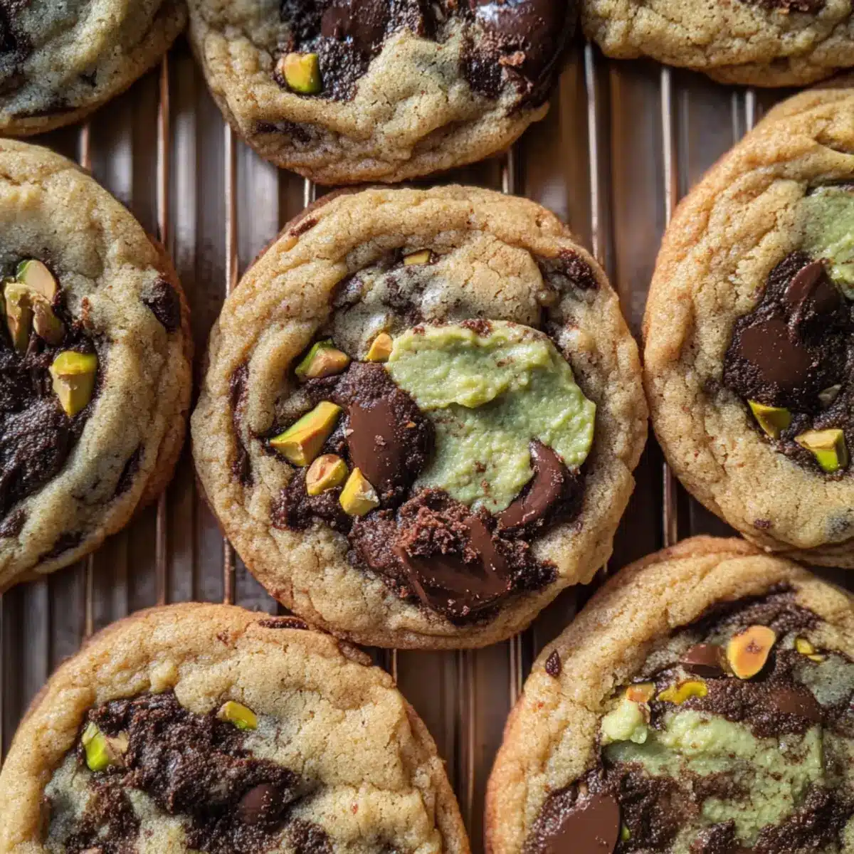 Pistachio Cream Chocolate Chip Cookies: Chewy Bliss Awaits 4 Pistachio Cream Chocolate Chip Cookies