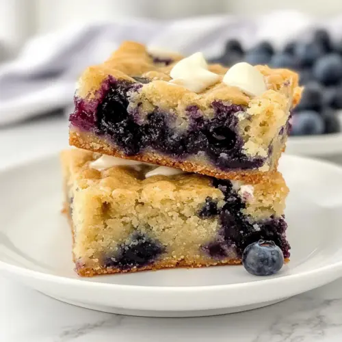 Blueberry Blondies