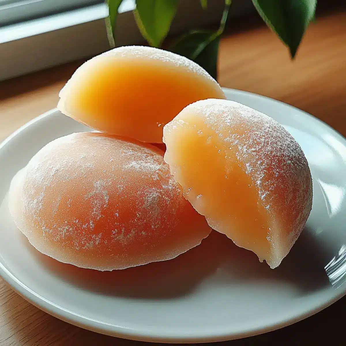 Whole Peach Mochi Recipe