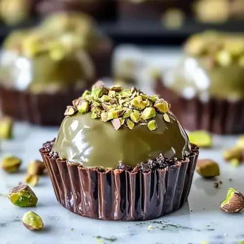 Pistachio Ferrero Rocher Brownies