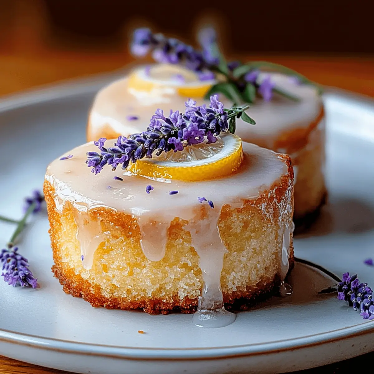 The Ultimate Mini Lemon Cakes with Lavender Glaze Delight 4 The Ultimate Mini Lemon Cakes with Lavender Glaze