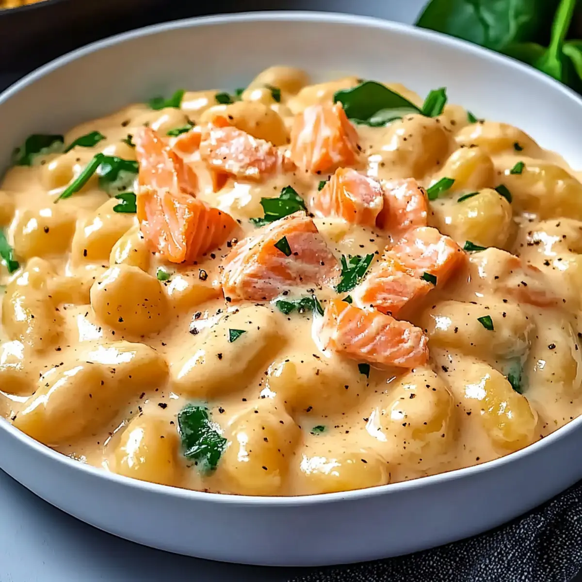 Smoked Salmon Gnocchi