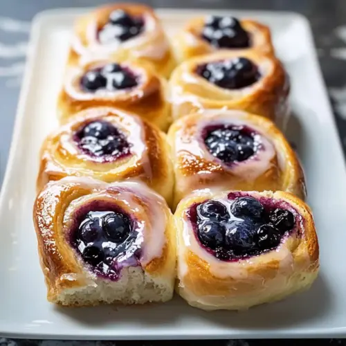 Lemon Blueberry Sweet Rolls