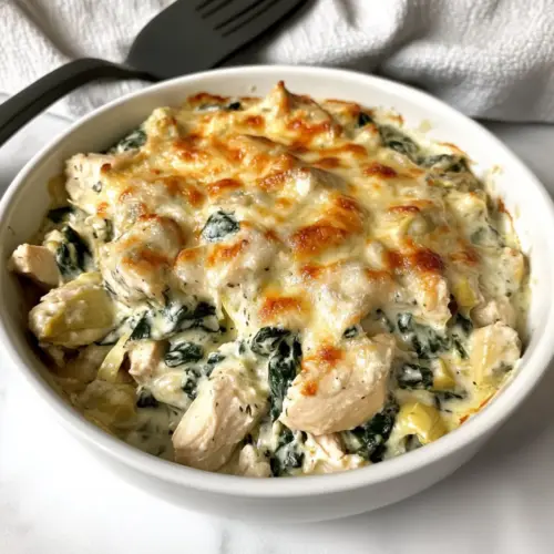 Spinach and Artichoke Chicken Casserole