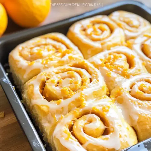 The Best Glazed Orange Sweet Rolls