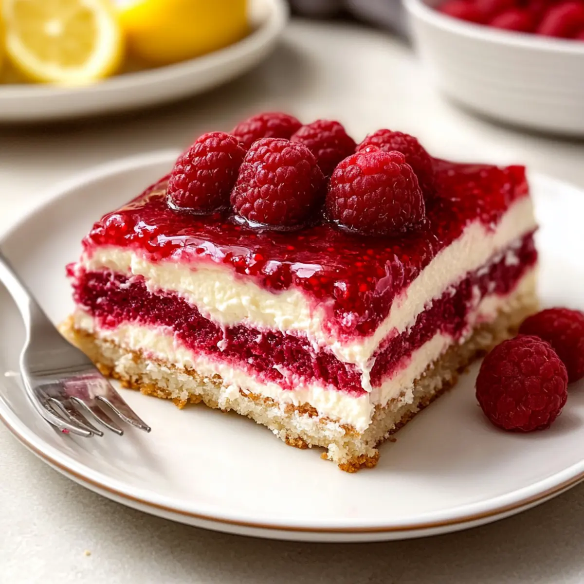 Fresh Raspberry Tiramisu