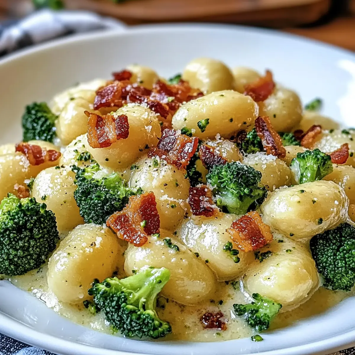 Comforting Boursin, Bacon, and Broccoli Gnocchi Bliss 4 Boursin, Bacon, and Broccoli Gnocchi