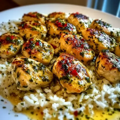 Comforting Chicken Scampi with Creamy Garlic Parmesan Rice 2 Chicken Scampi with Creamy Garlic Parmesan Rice