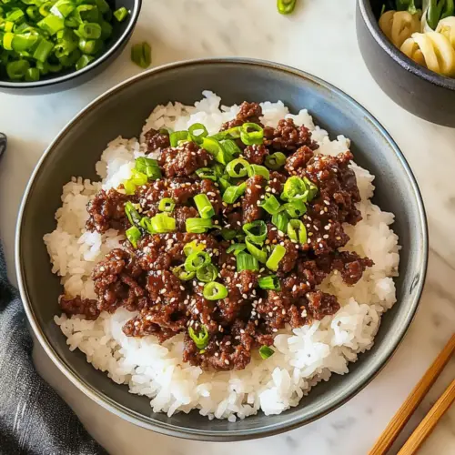 Savory Korean Beef Bowl Ready in Just 15 Minutes 4 Korean Beef Bowl