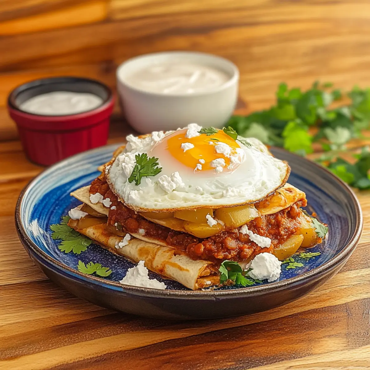 Savory Stacked Potato and Chorizo Enchiladas You'll Crave 4 Stacked Potato and Chorizo Enchiladas