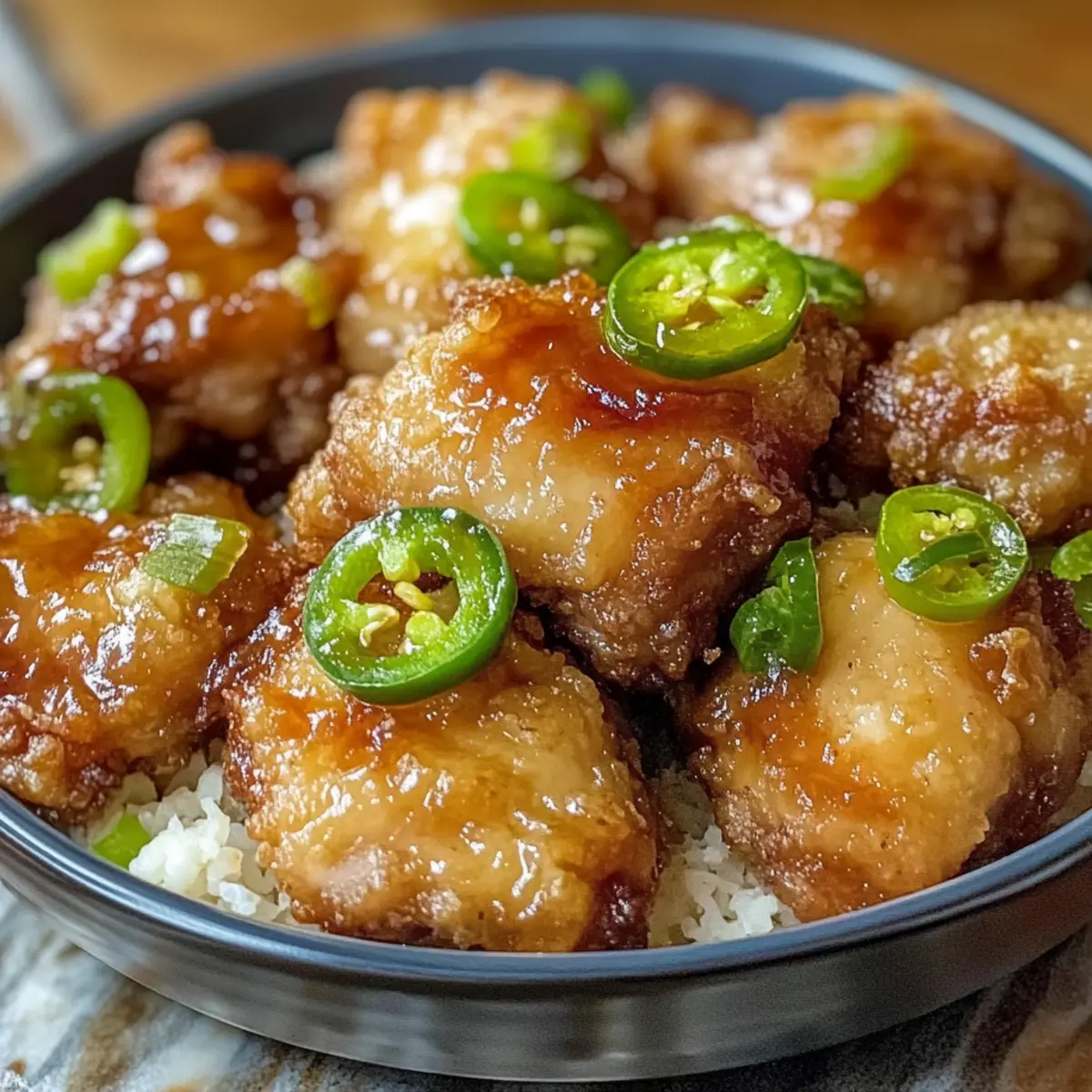 Crispy Hawaiian Garlic Chicken