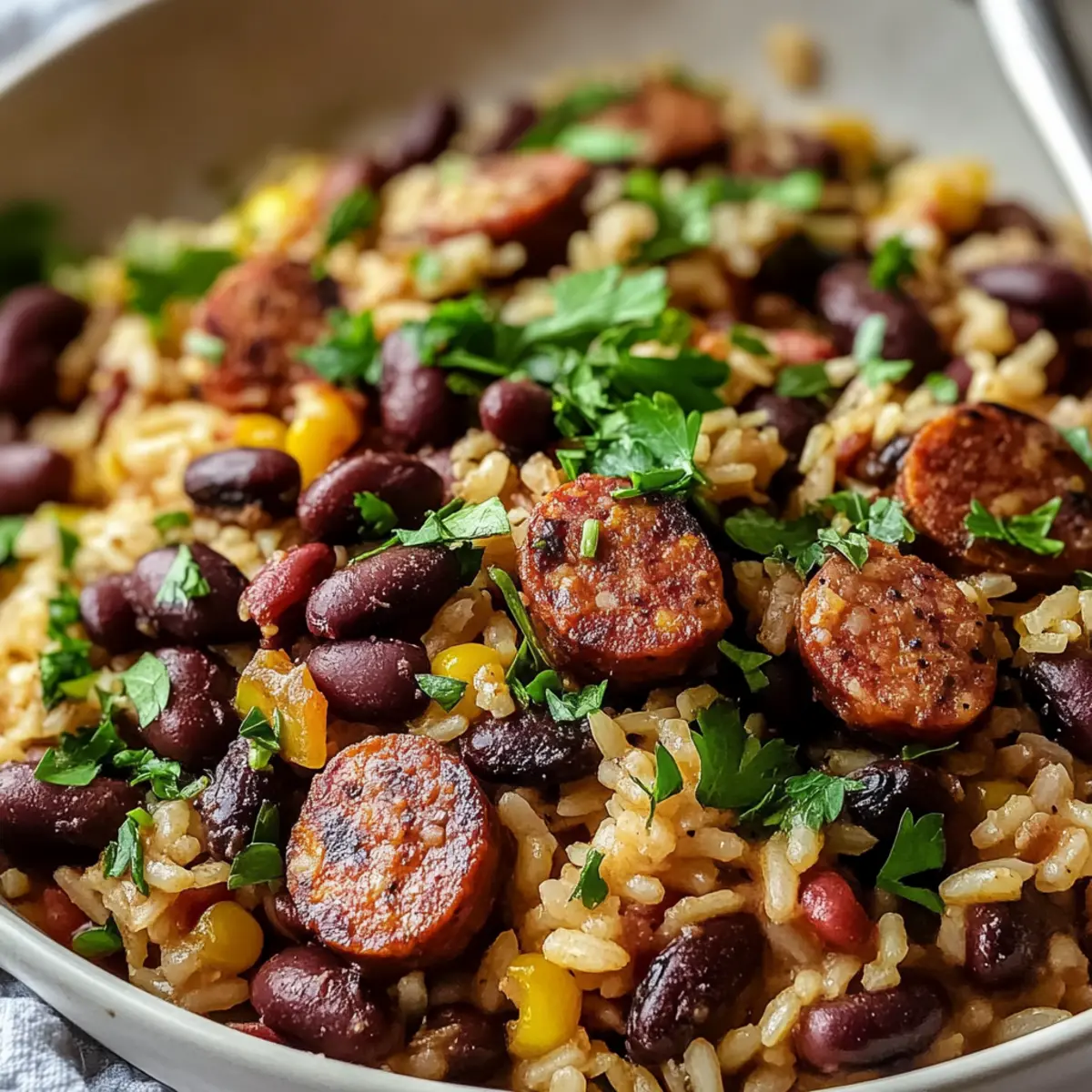 Smoky Black Beans, Sausage and Rice Skillet in 30 Minutes 3 3500f72f d349 493d bab0