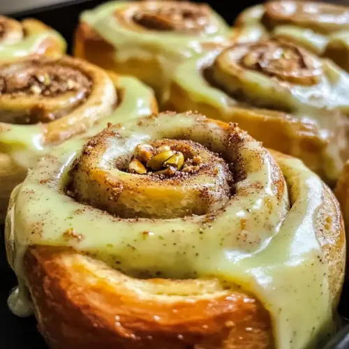 Warm Pistachio Cream Cinnamon Rolls for Cozy Mornings 6 Warm Pistachio Cream Cinnamon Rolls