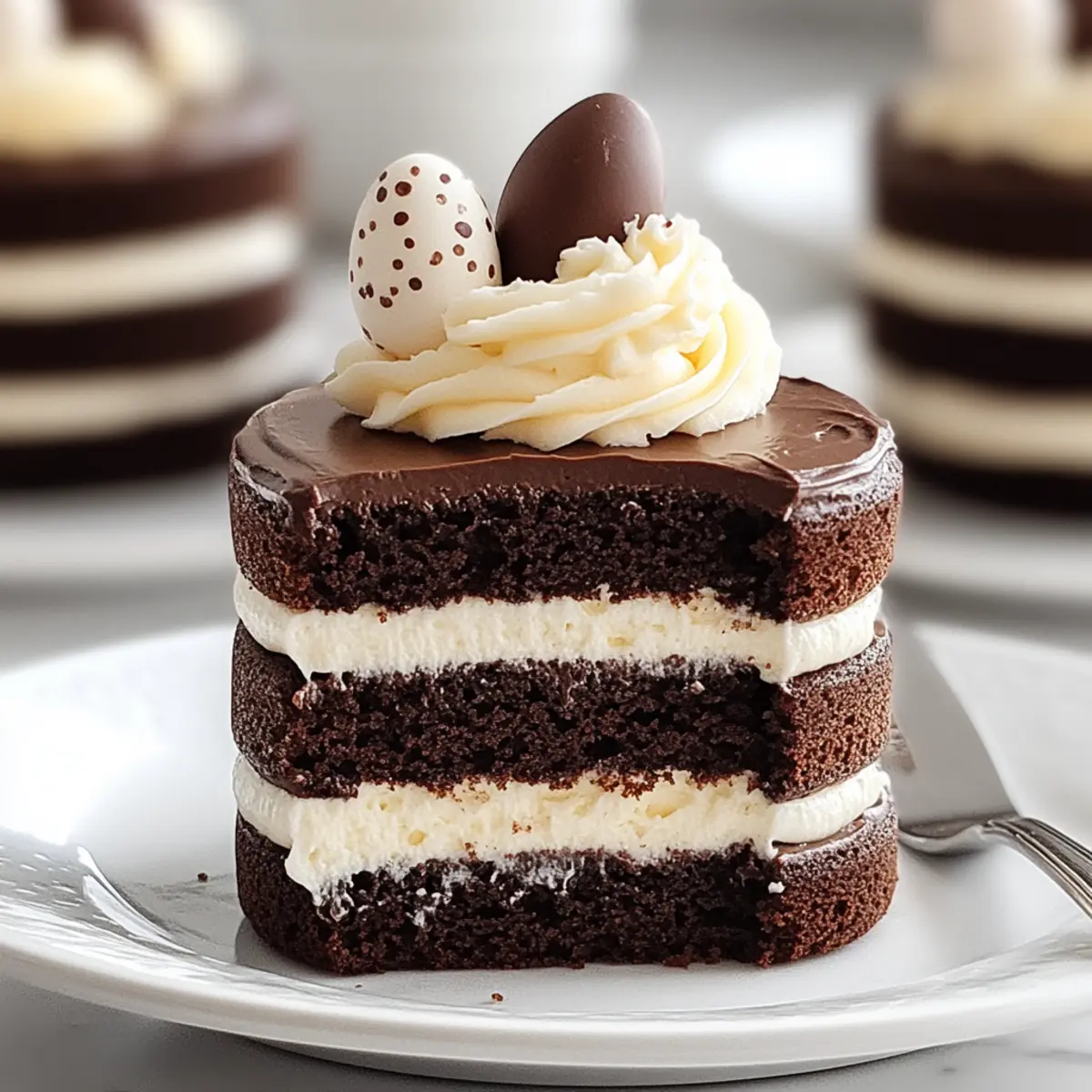 Mini Easter Layer Cakes That Steal the Spring Show! 4 Mini Easter Layer Cakes