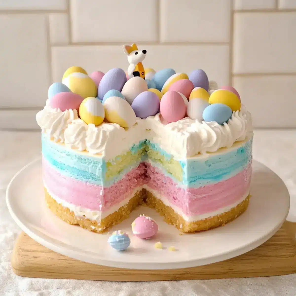 Easter JELLO Cheesecake