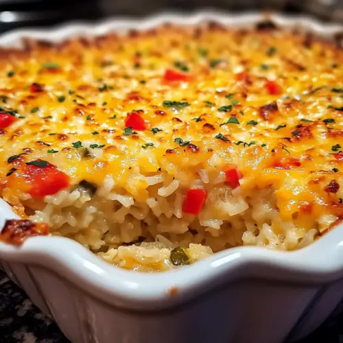 Pepper Jack Rice Bake