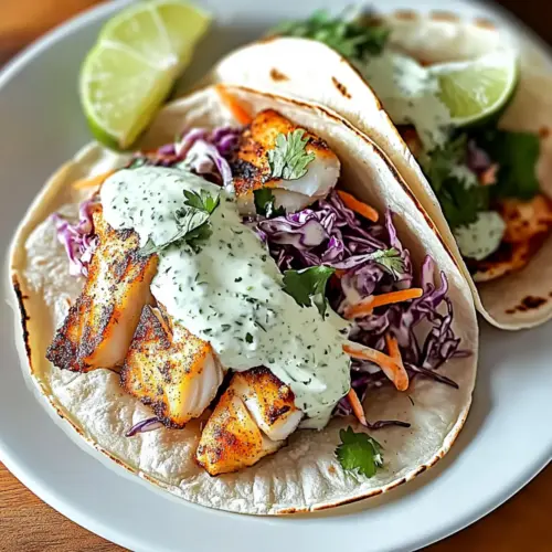 Savory Mexican Fish Tacos with Zesty Lime Crema in 30 Minutes 1 Mexican Fish Tacos with Zesty Lime Crema