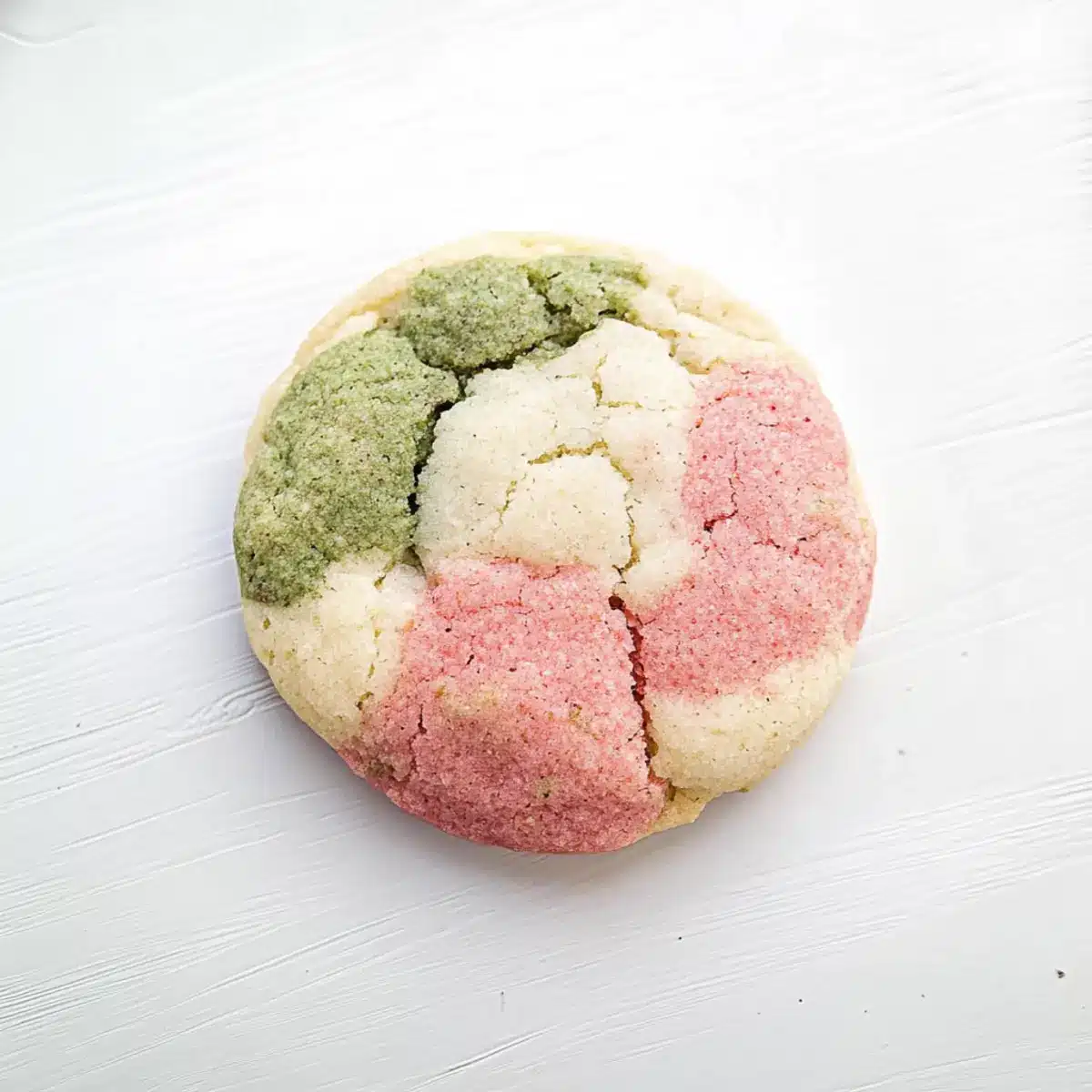 Strawberry Matcha Neapolitan Cookies