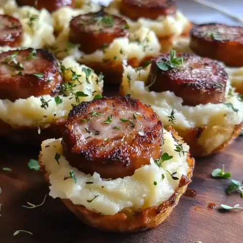 Crispy St. Patrick’s Irish Bangers & Mash Cups