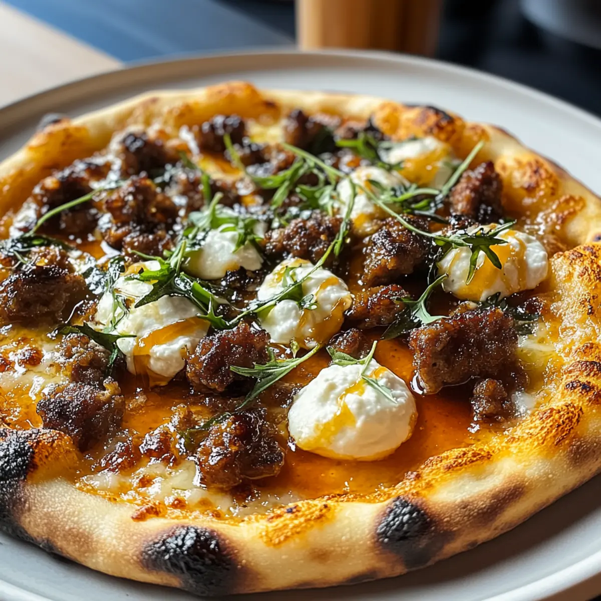 Sausage Ricotta Honey Hot Pizza: Sweet Meets Spicy Bliss 3 f1f24d00 81f9 47a8 b1fa a7523e13ace9br htdzwb