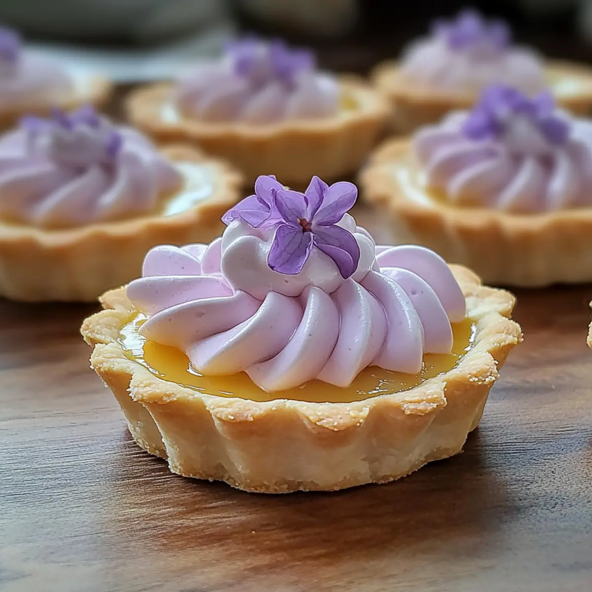Mini Lemon Tart with Lilac Meringue: A Springtime Delight 1 fd3c6a03 38e1 4a3a 8d0c c86d36f14209tr ky4pcs