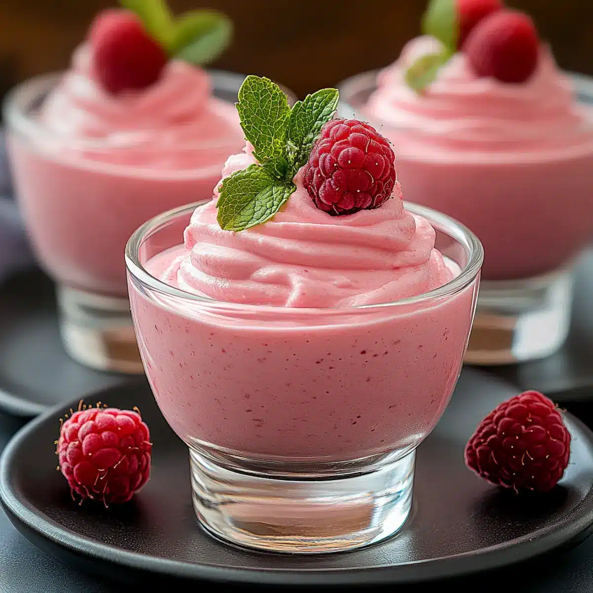 Fresh Raspberry Cloud Mousse